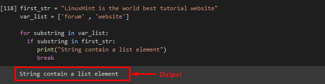 Python Check If String Contains Substring From List Linux Consultant