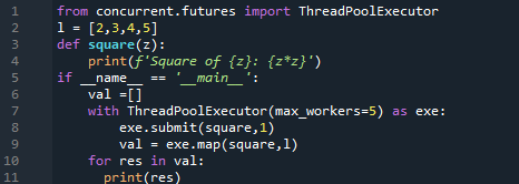 ThreadPoolExecutor Python