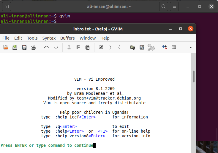 opening macvim through terminal