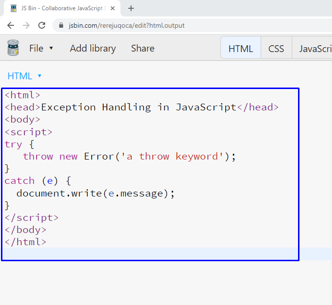 Javascript Throw Exception  Examples of Javascript Throw Exception