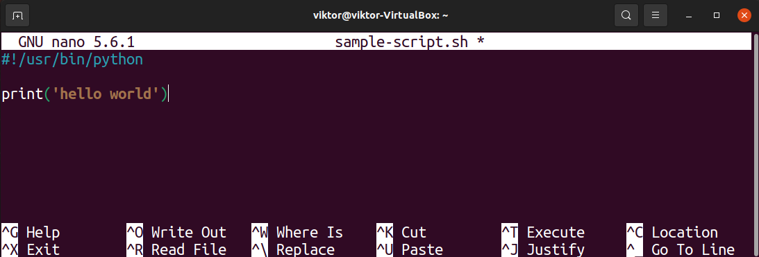 How To Write A Python Script In Linux