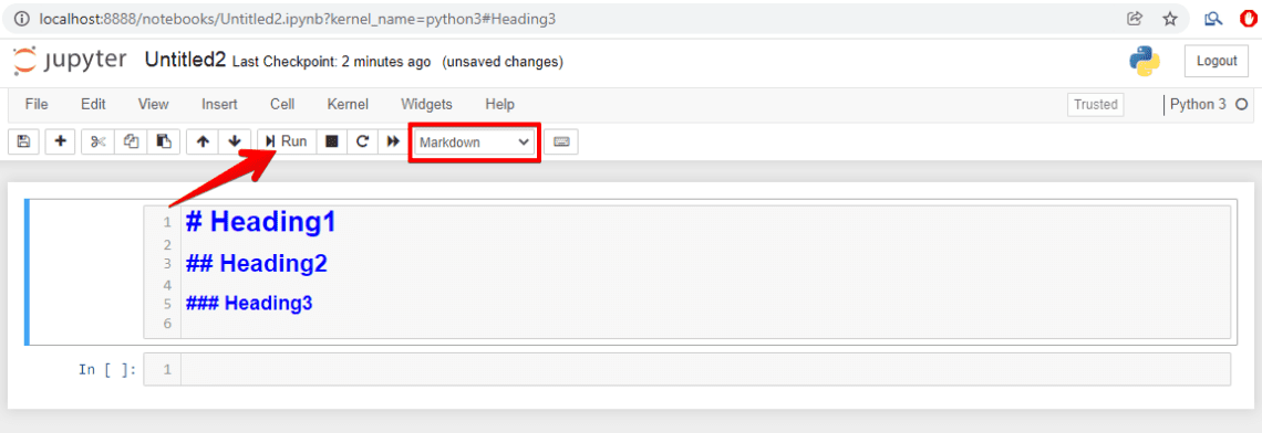 How To Use Markdown In Jupyter Notebook