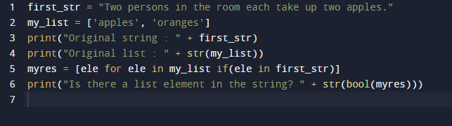 Python Check If String Contains Substring From List