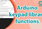 Arduino keypad library functions