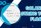 Golang String to Float