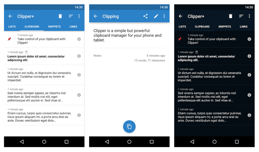 android clipboard manager example
