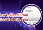 How to Read From a Local File in Java