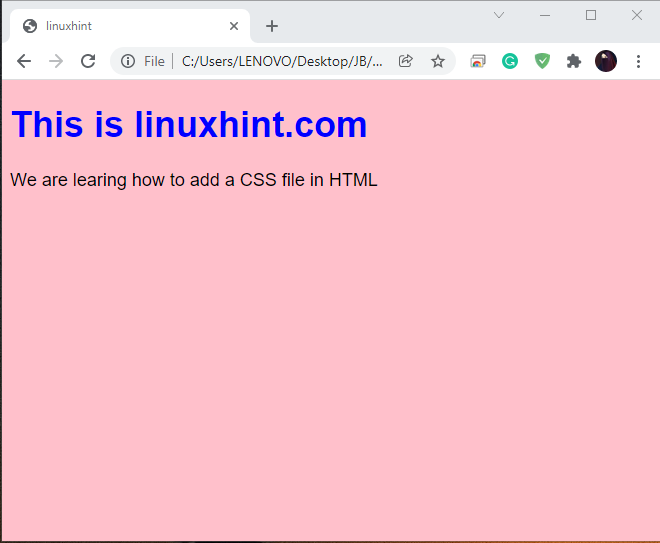 How To Add A CSS File In HTML