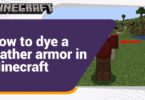 How to dye a leather armor in Minecraft