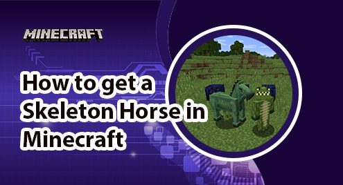 How to get a Skeleton Horse in Minecraft