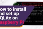 How to install and set up SQLite on Raspberry Pi