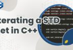 Iterating a STD Set in C++