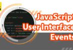 JavaScript User Interface Events