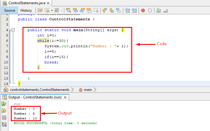 How To Use Break And Continue Statement In Loops In Java