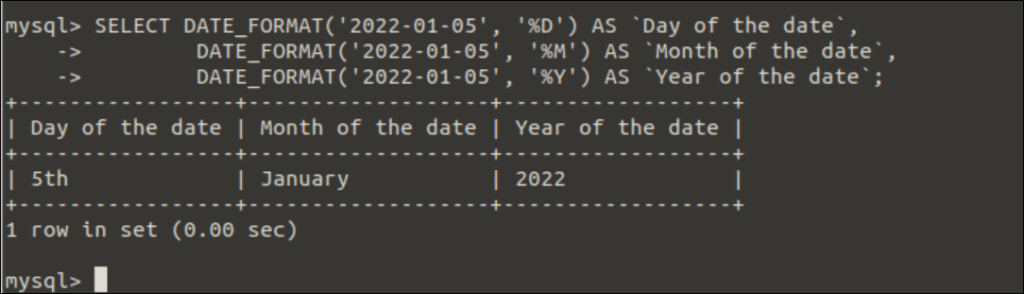 mysql-date-format