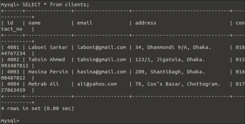 Escape string in MySQL