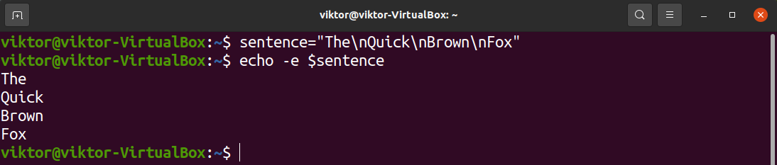 Bash Replace Space With Newline In String