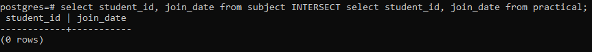 postgres-intersect-command