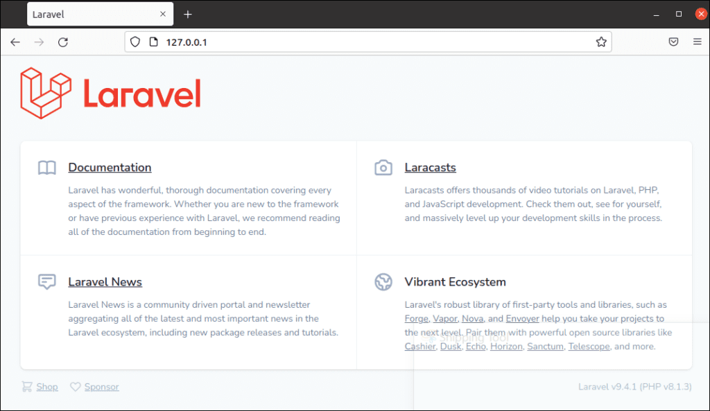 Create Laravel Application Using Sail And Docker | LaptrinhX