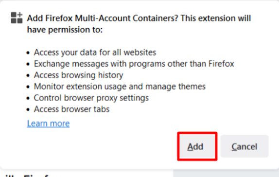 Firefox Multi-Account Containers – Get this Extension for