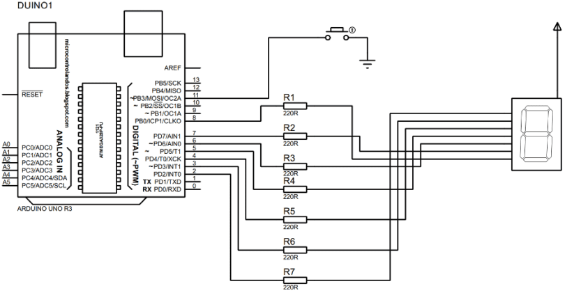 How To Make Digital Dice Using 7 Segment And Arduino Uno 1021