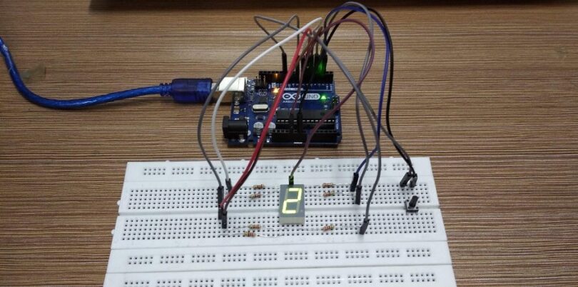 How To Make Digital Dice Using 7 Segment And Arduino Uno 4365