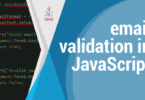 email validation in JavaScript