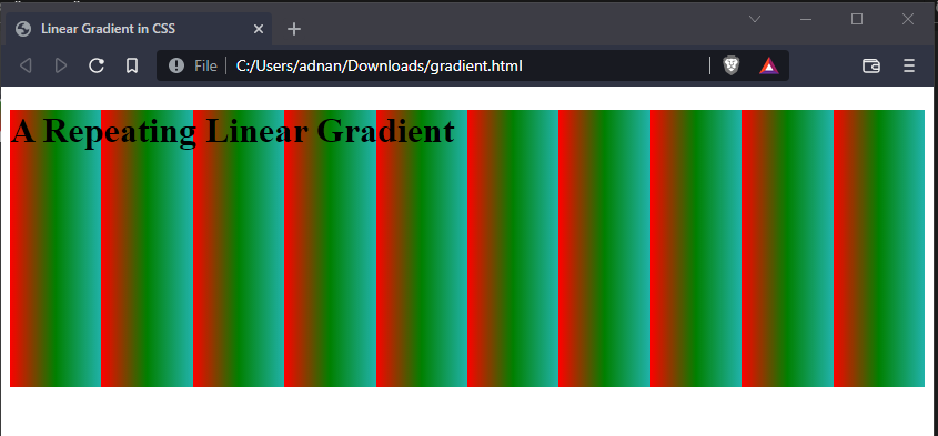 Linear Gradient Css