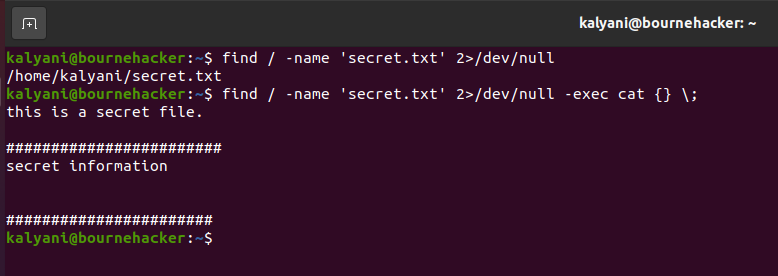 Find Exec Grep Command