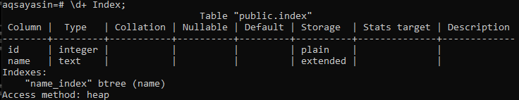 postgres-drop-index-if-exists