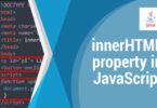 innerHTML property in JavaScript