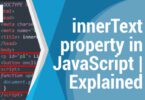 innerText property in JavaScript | Explained