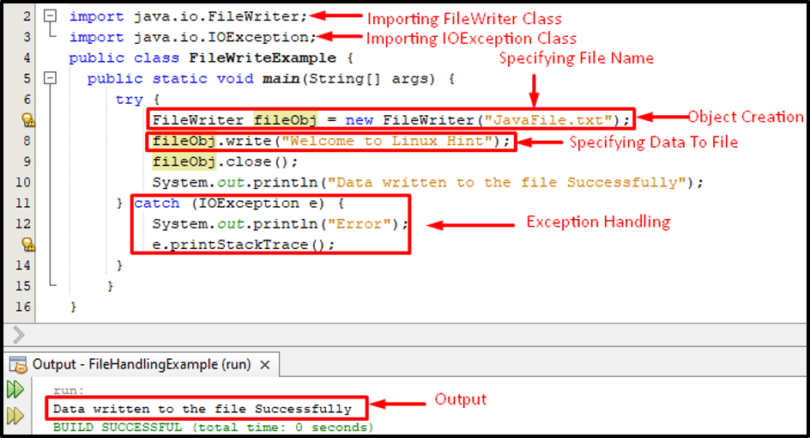 File Handling Methods In Java