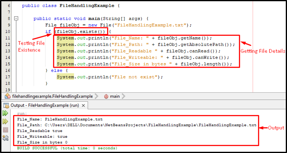 Java file storage