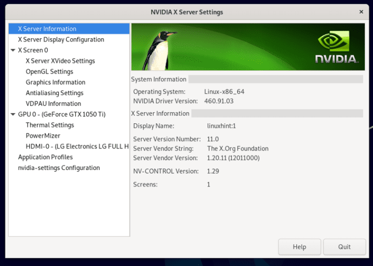 Откат драйвера nvidia debian