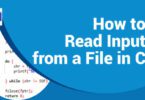 How to Read Input from a File in C