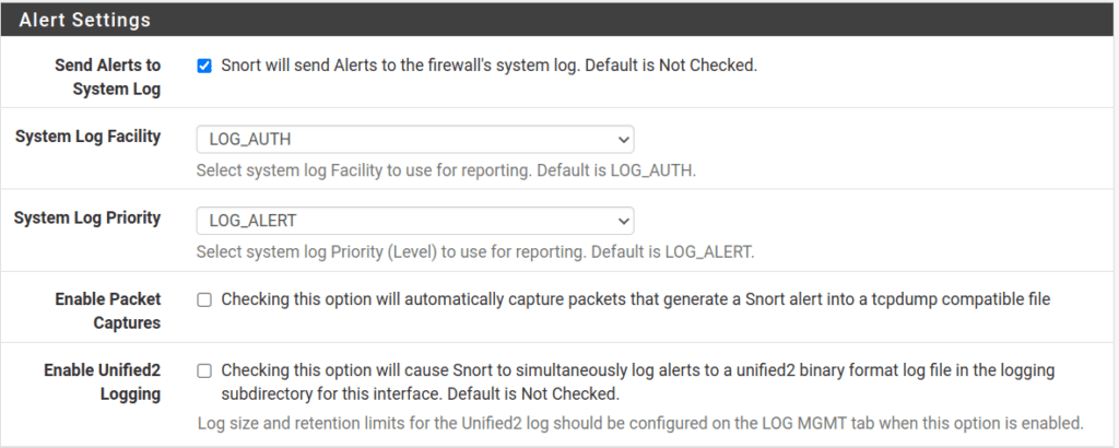 Snort on pfSense