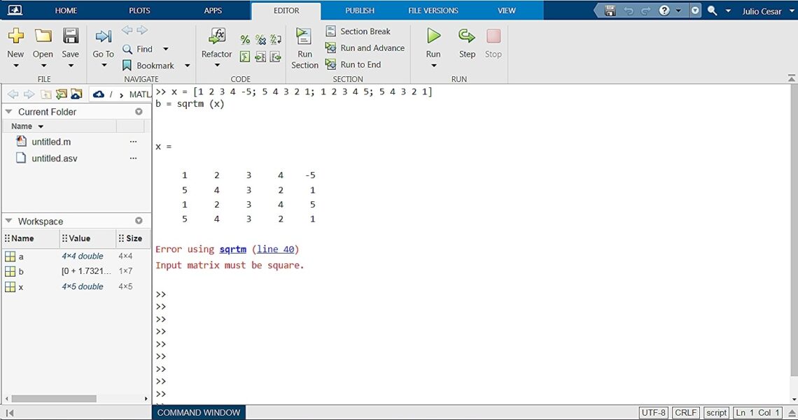 square-root-in-matlab