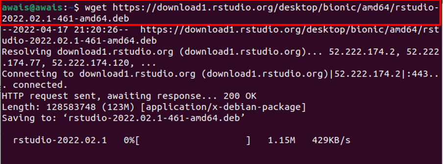 install rstudio in ubuntu