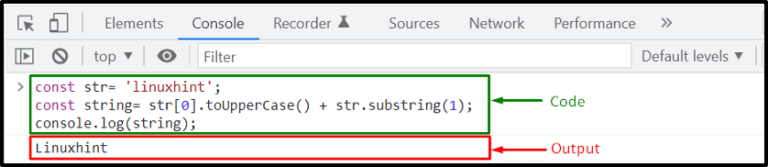 Javascript String Touppercase Method 0277