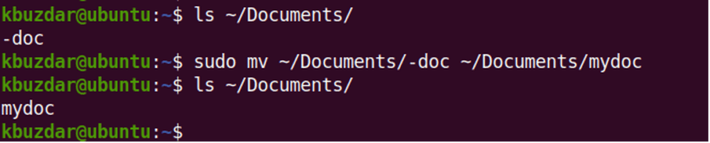 linux-rename-file-starting-with-dash