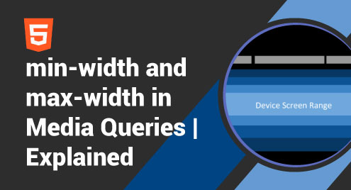 excepto por Si entusiasmo min-width and max-width in Media Queries | Explained