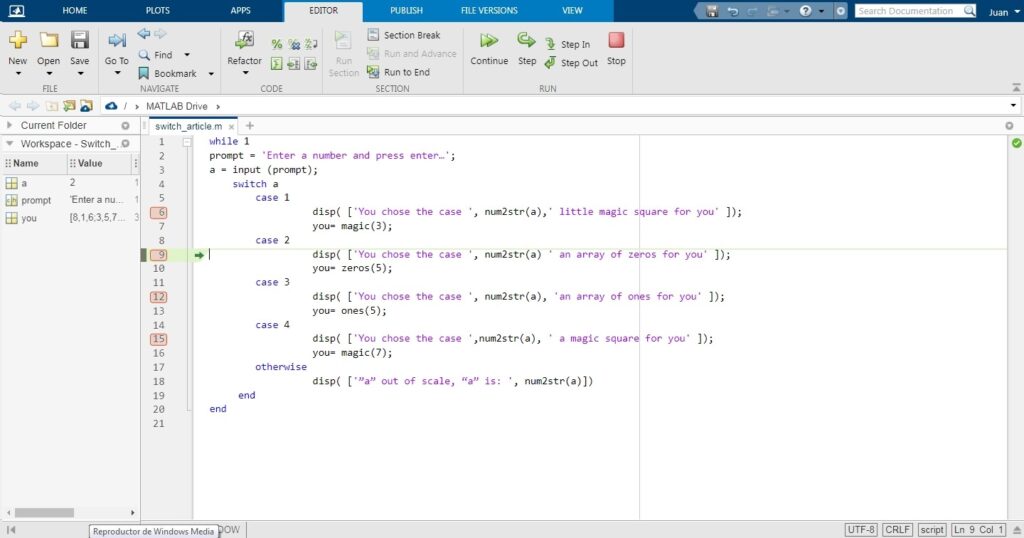 switch-in-matlab