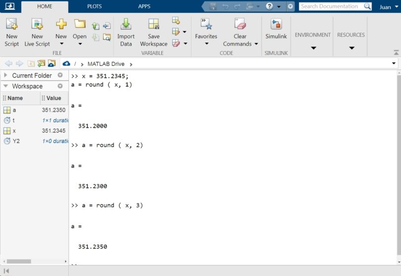 round-function-in-matlab