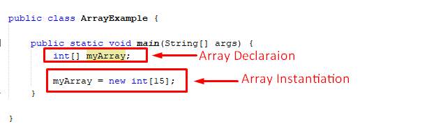 How To Create An Array In Java
