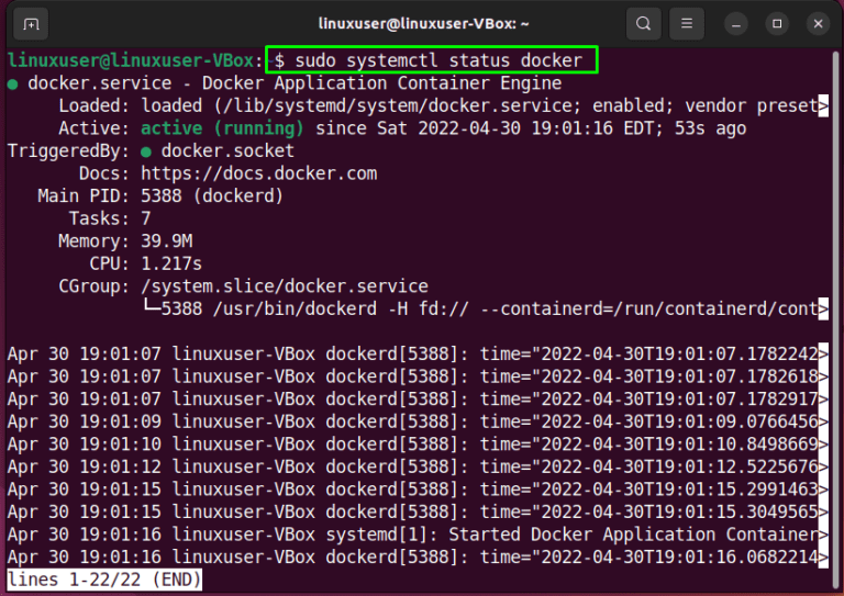 How to Install Docker on Ubuntu 22.04