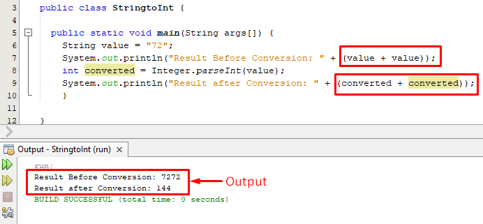 How To Convert String To Int In Java