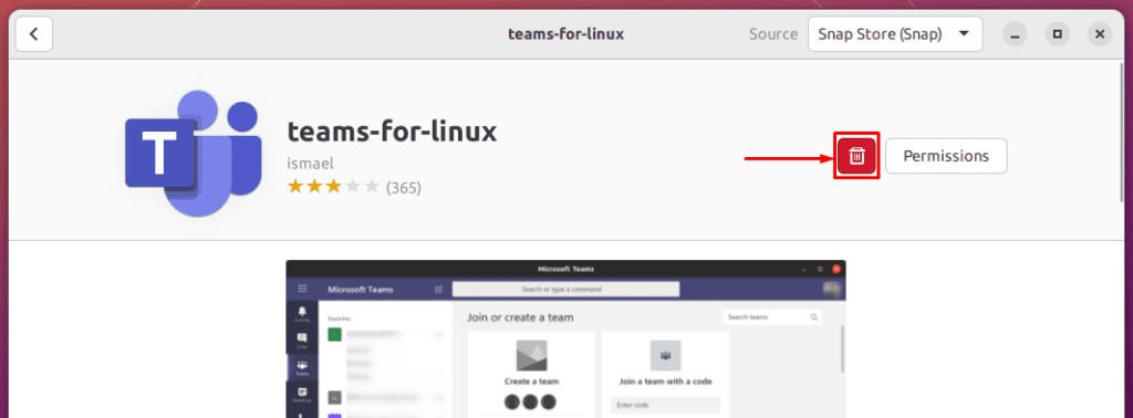 how to uninstall microsoft teams in ubuntu