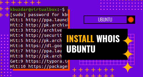 How to install whois on Ubuntu / Debian Linux - nixCraft