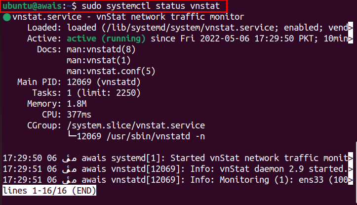 How To Install And Use VnStat On Ubuntu 22.04